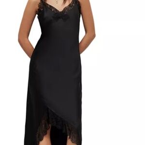 AllSaints Praia Dress, Black, Size 6